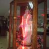 Statue of Mary placed in the reception of Amala Hospital